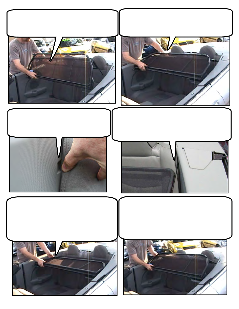 Love The Drive Chrysler 200 Convertible Wind Deflector 2011 to 2014 User Manual | Page 2 / 5