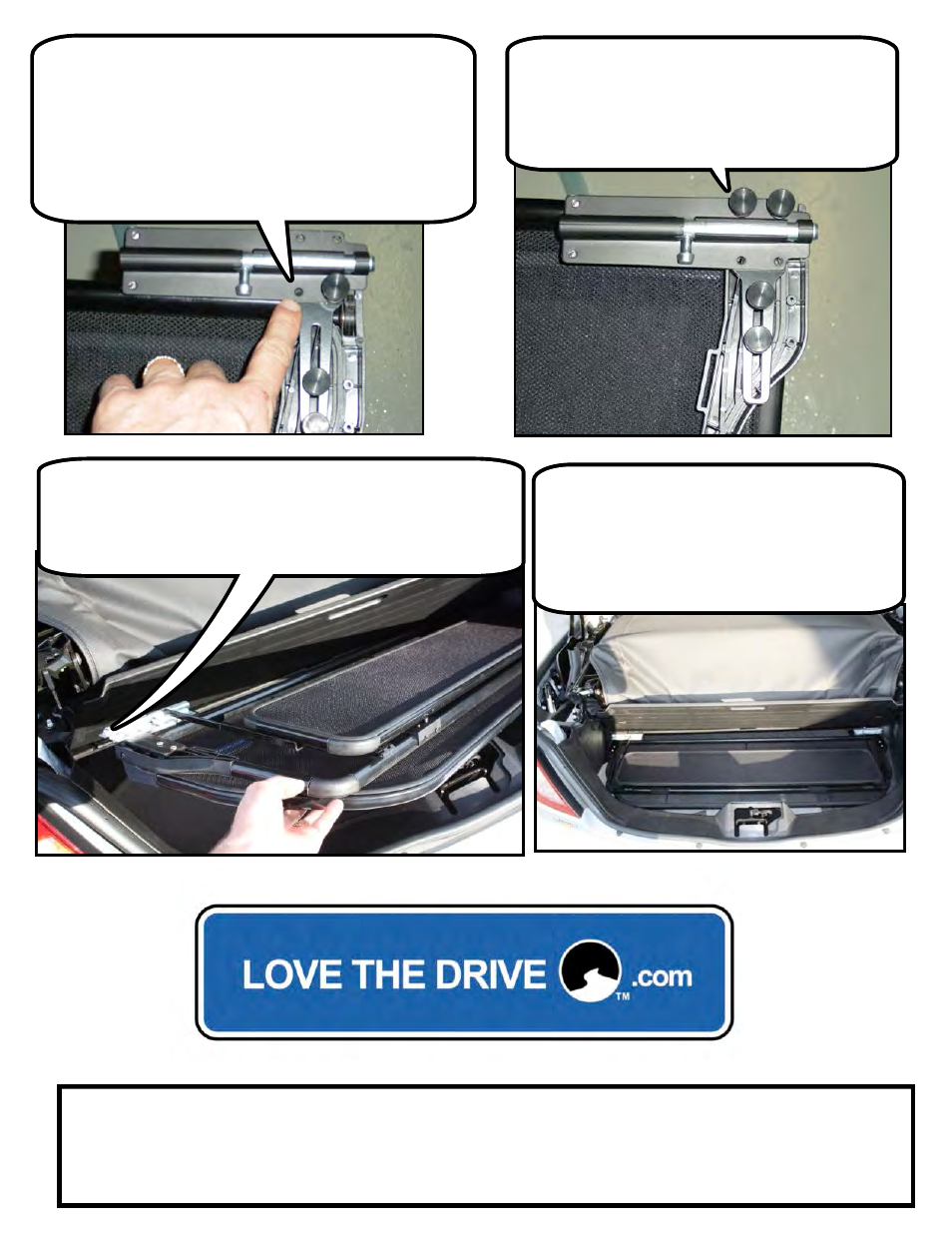 Love The Drive Chrysler 200 Convertible Wind Deflector 2011 to 2014 User Manual | Page 5 / 5