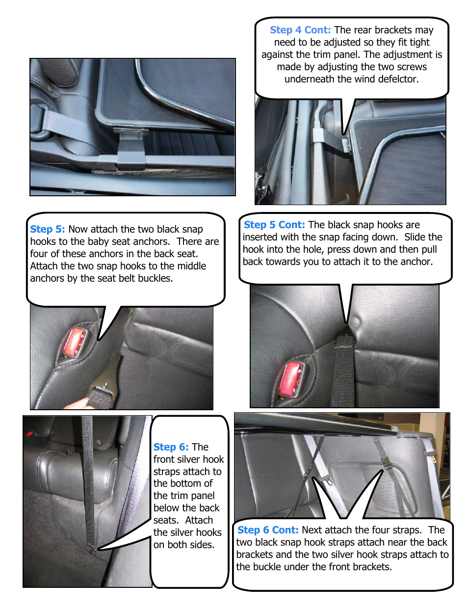 Love The Drive Mustang Wind Deflector 2005 to 2014 User Manual | Page 3 / 4