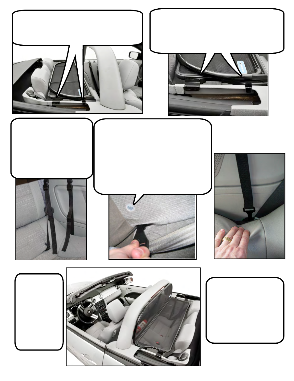 Love The Drive Mustang compatible with lightbar Wind Deflector 2005 to 2014 User Manual | Page 2 / 2
