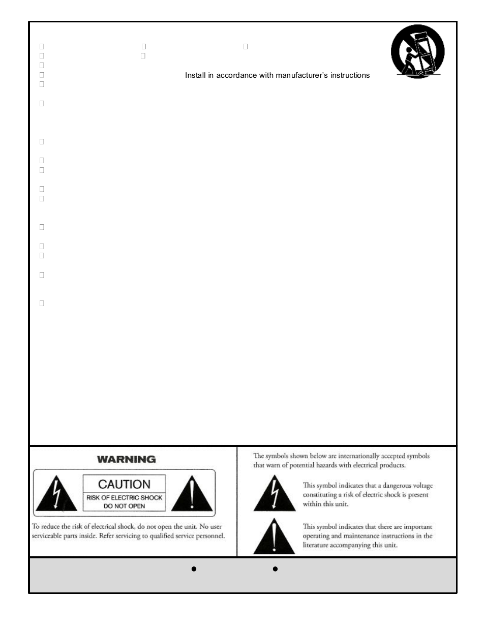 Lowell manufacturing company | Lowell AMFM1 User Manual | Page 4 / 4