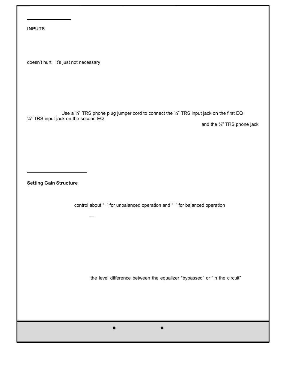 Lowell EQ1 User Manual | Page 5 / 8