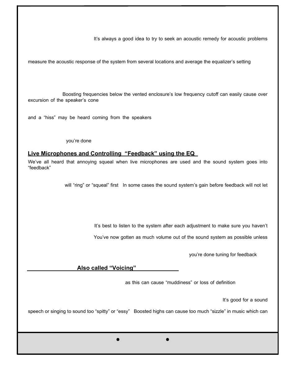 Lowell EQ1 User Manual | Page 7 / 8