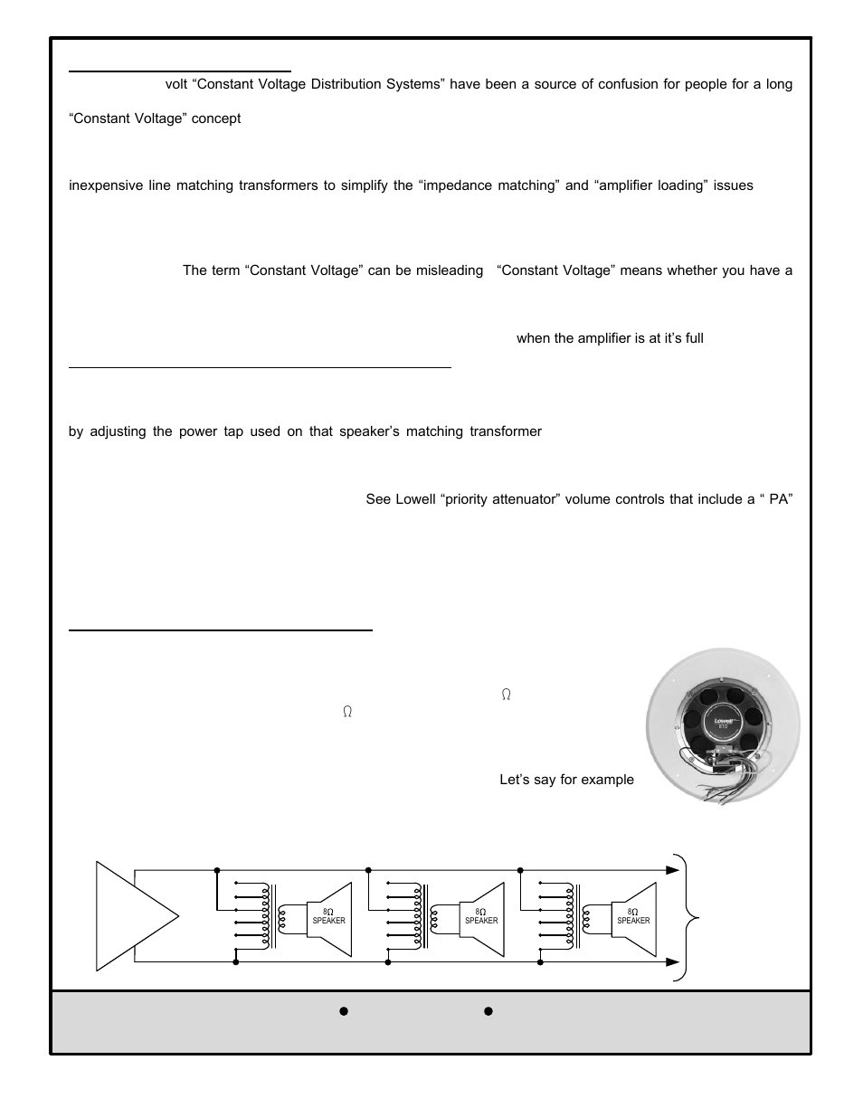 Lowell manufacturing company | Lowell MA250 User Manual | Page 11 / 12