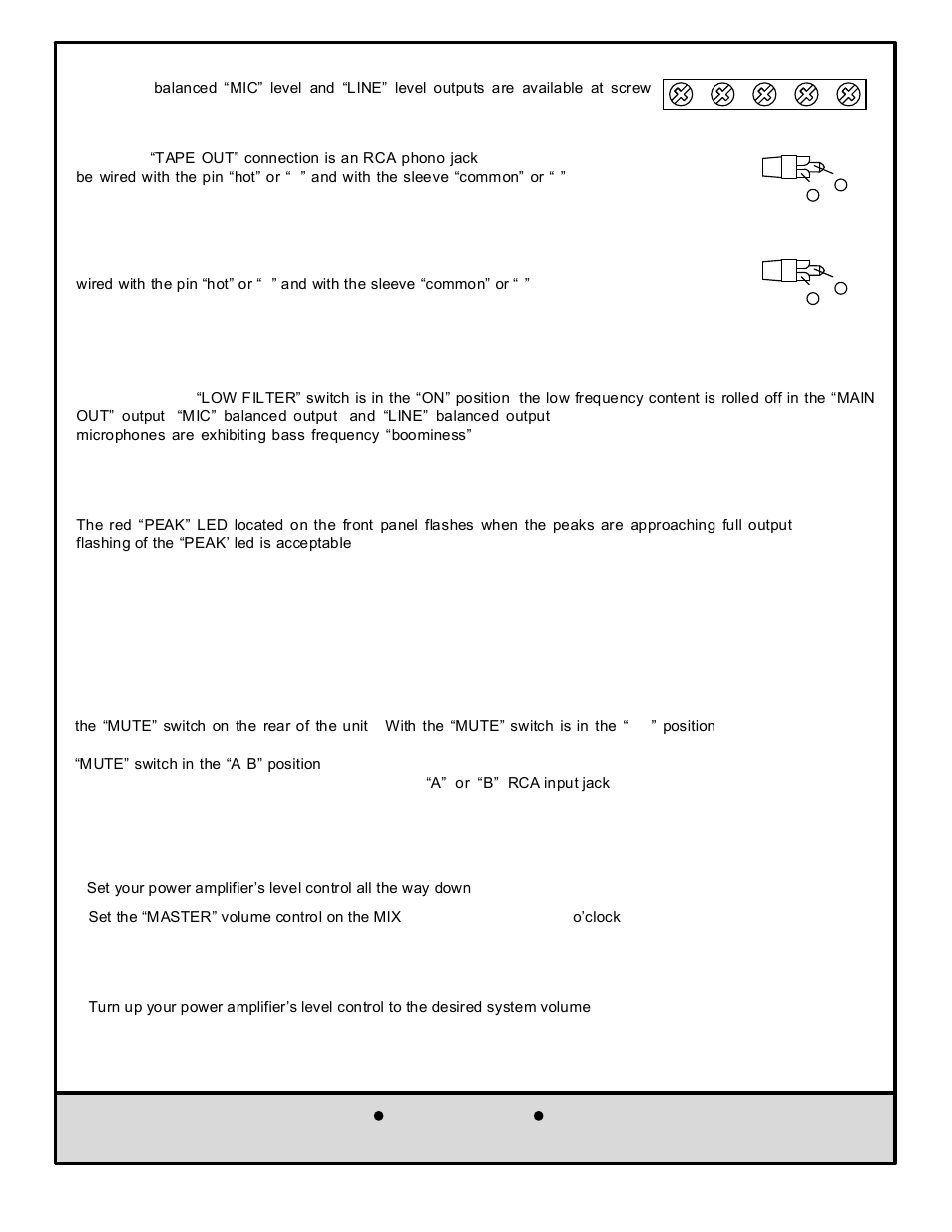 Lowell manufacturing company | Lowell MIX1 User Manual | Page 5 / 8