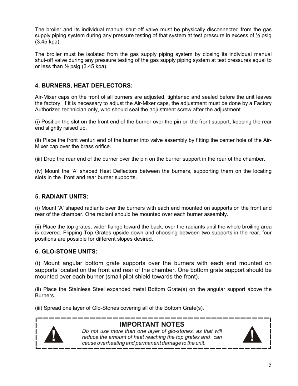 Bakers Pride LC User Manual | Page 5 / 12