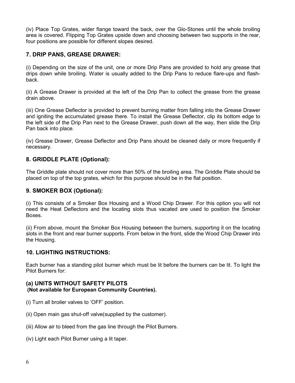 Bakers Pride LC User Manual | Page 6 / 12