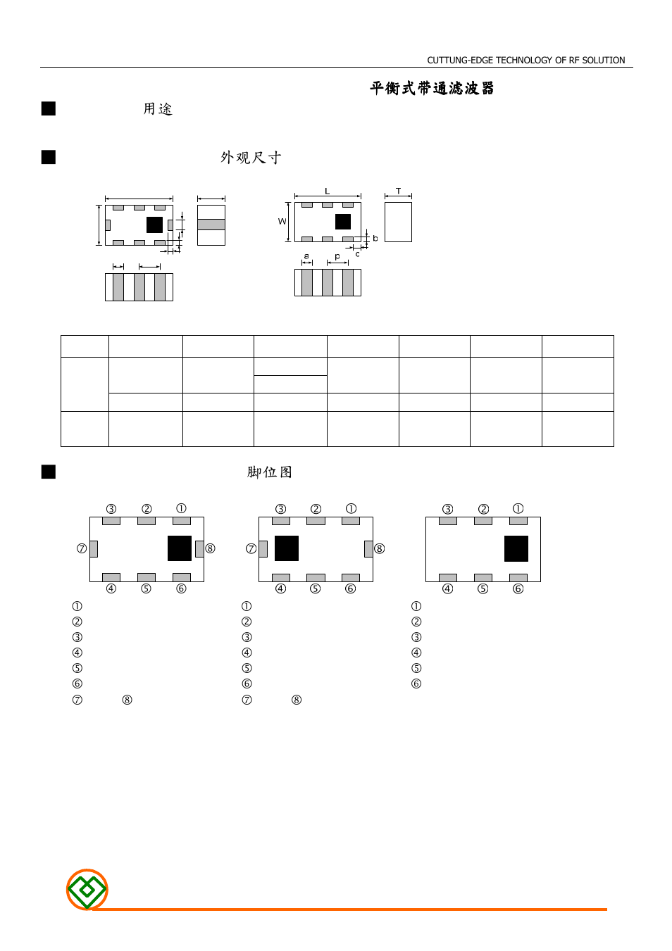 Figure and dimension 外观尺寸 figure a, Figure b, Termination configuration 脚位图 figure a1 | Figure a2 | Mag Layers USA Balance Filter User Manual | Page 2 / 3