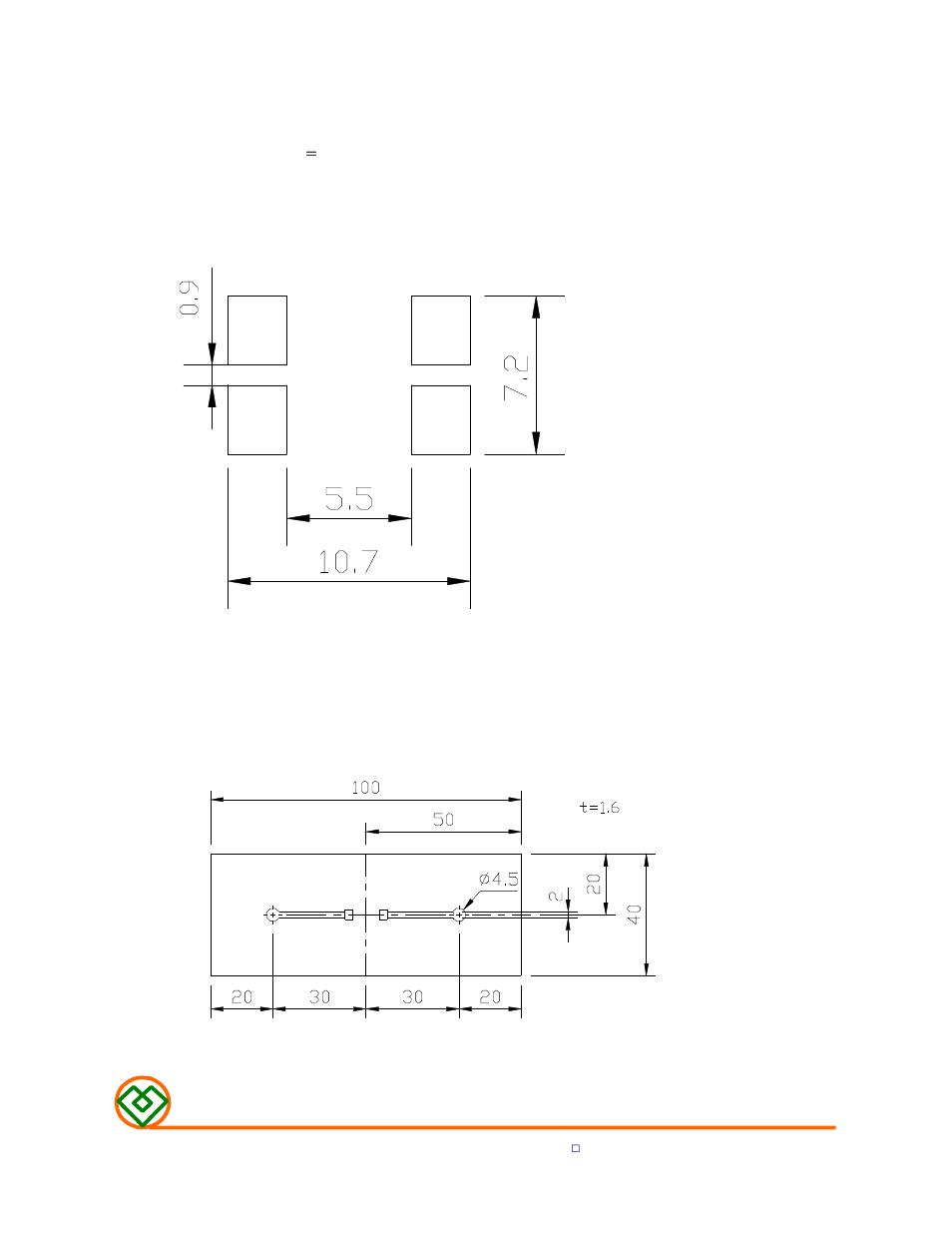 5) land dimension (ref.) | Mag Layers USA MSI-101004PF User Manual | Page 6 / 9