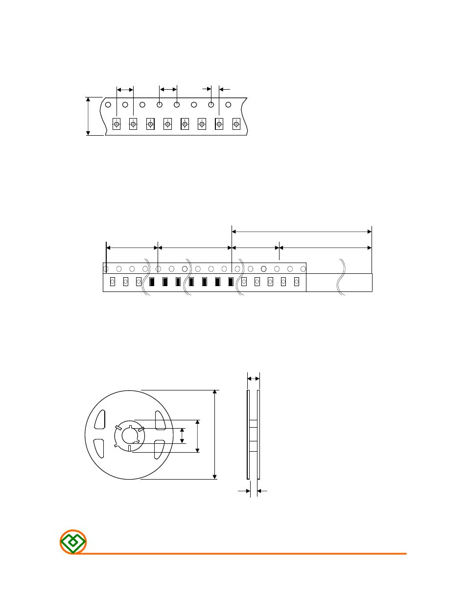 6) packaging, 6)-1 carrier tape dimensions (mm), 6)-2 taping dimensions (mm) | 6)-3 reel dimensions, Mag.layers | Mag Layers USA MHSC-1608C User Manual | Page 7 / 9