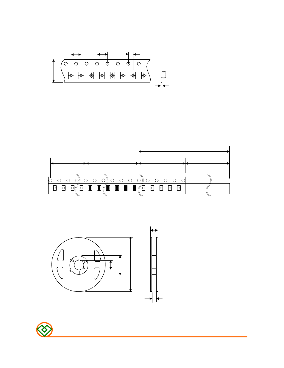 6) packaging, 6)-1 carrier tape dimensions (mm), 6)-2 taping dimensions (mm) | 6)-3 reel dimensions, Mag.layers | Mag Layers USA MHSC-2012C User Manual | Page 6 / 8