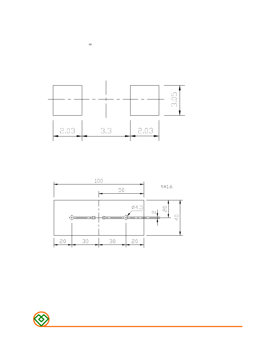 5) land dimension (ref.) | Mag Layers USA MSI-700705 User Manual | Page 6 / 9