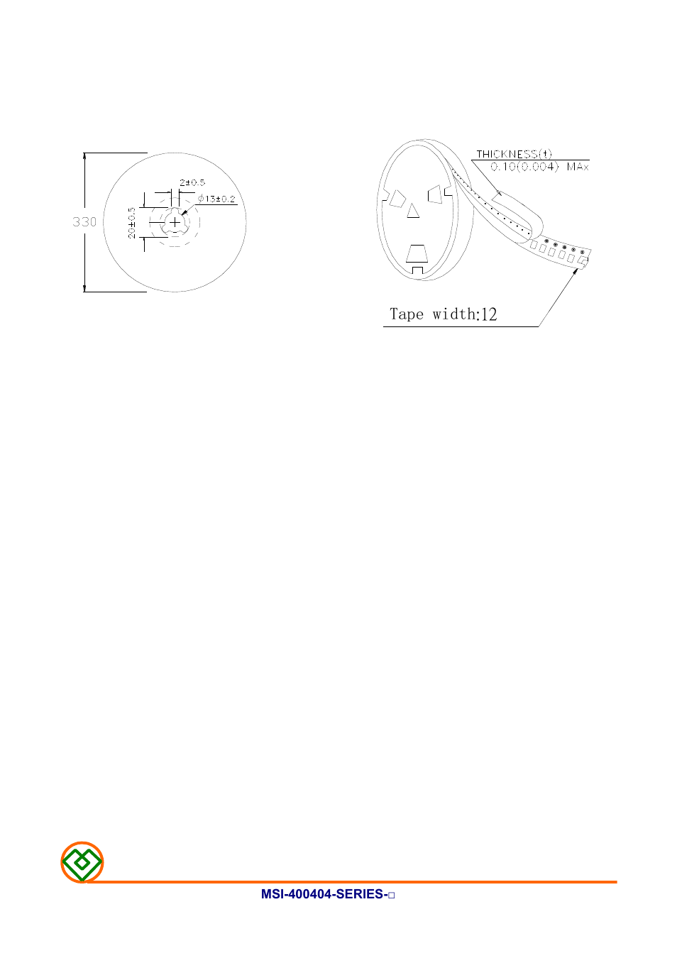 Tape width | Mag Layers USA MSI-400404 User Manual | Page 8 / 11