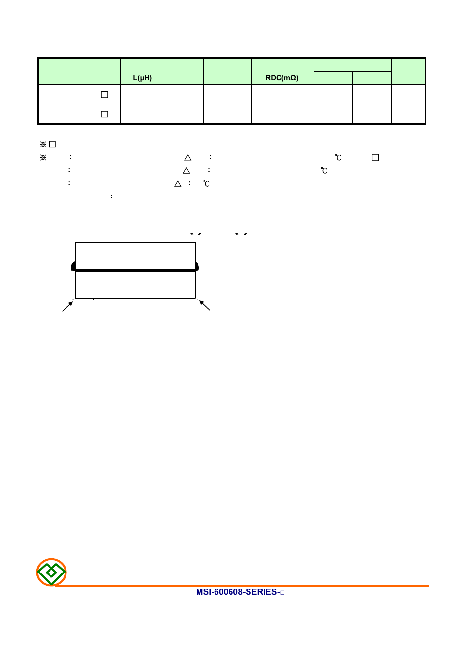 Table, Mag.layers, Rdc test point | Mag Layers USA MSI-600608 User Manual | Page 2 / 10
