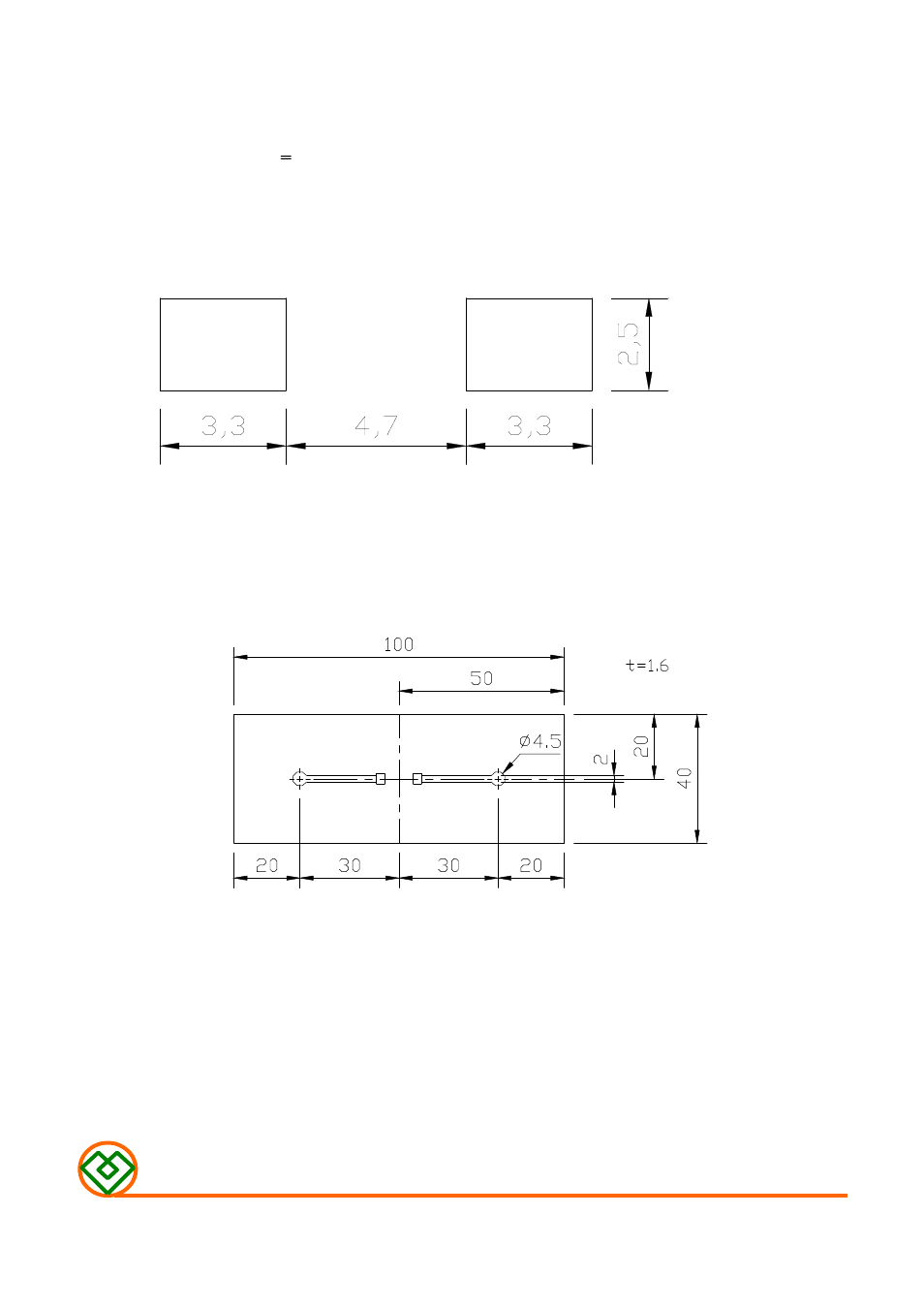 5) land dimension (ref.) | Mag Layers USA MSI-100807 User Manual | Page 6 / 9