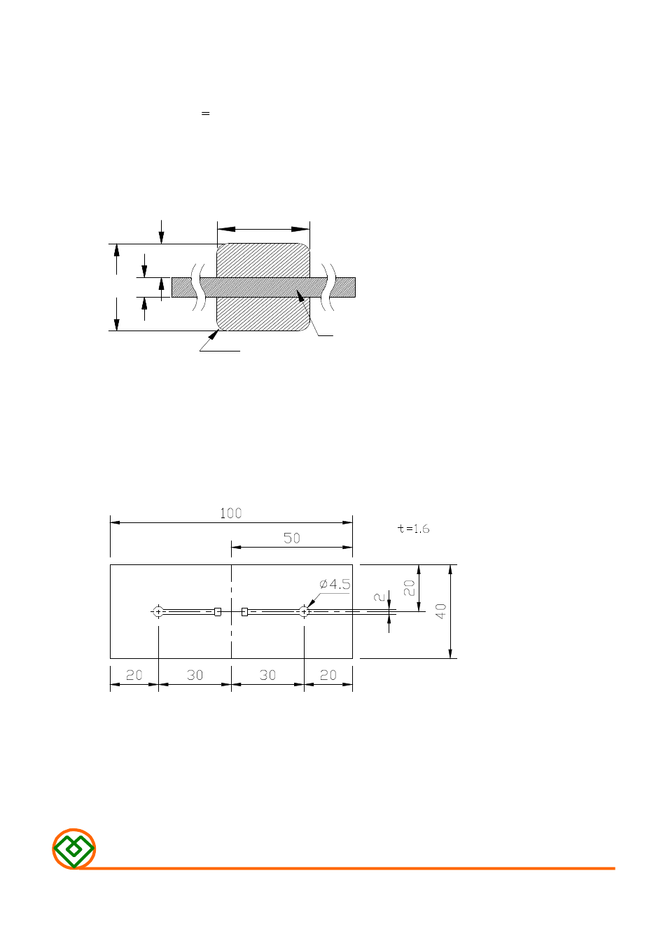 5) land dimension (ref.), Mag.layers, 5)-1 land pattern dimensions | 5)-2 substrate bending test bending test board | Mag Layers USA MSCD-75 User Manual | Page 6 / 8