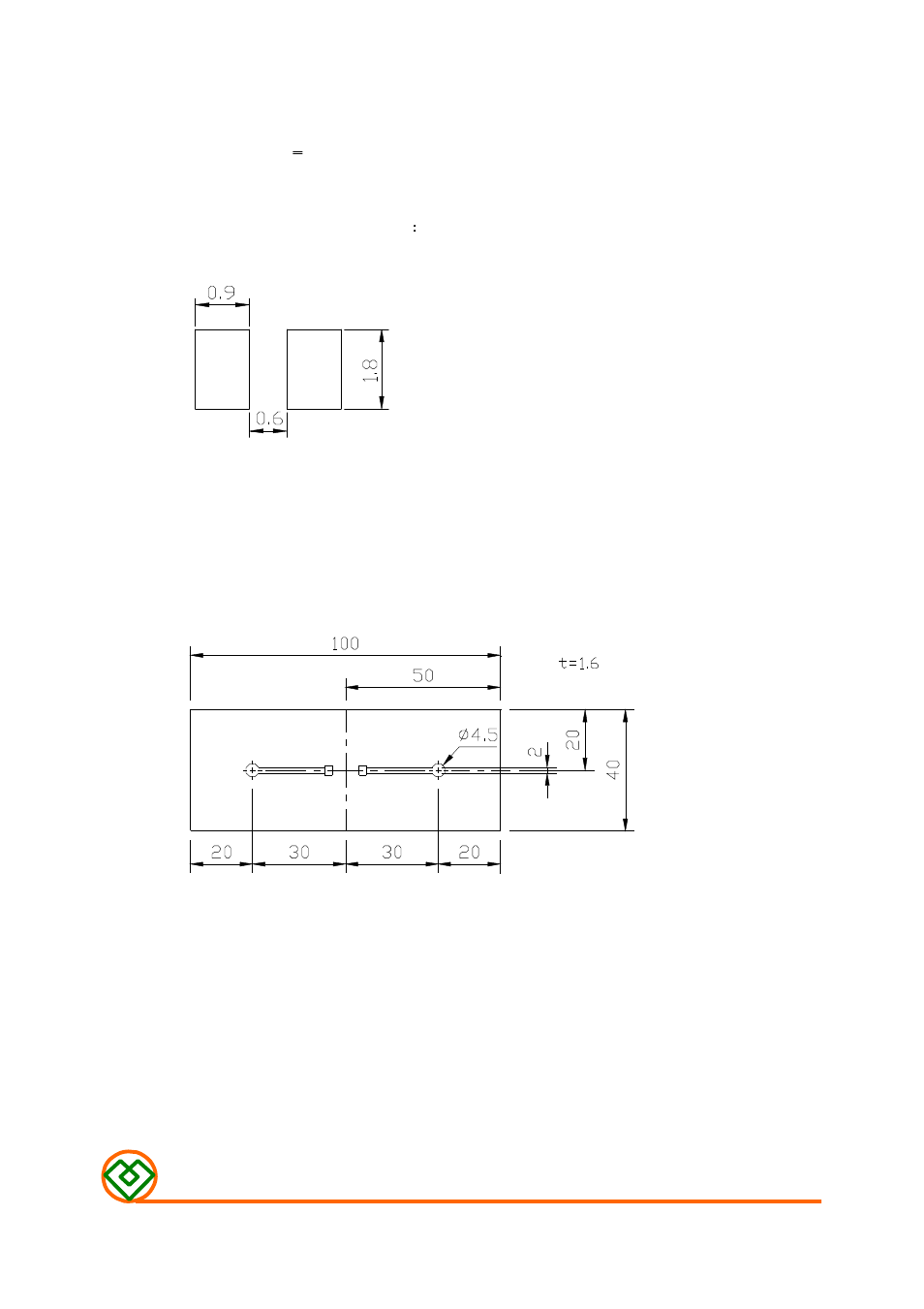 5) land dimension (ref.) | Mag Layers USA MSCH-2015C User Manual | Page 6 / 8