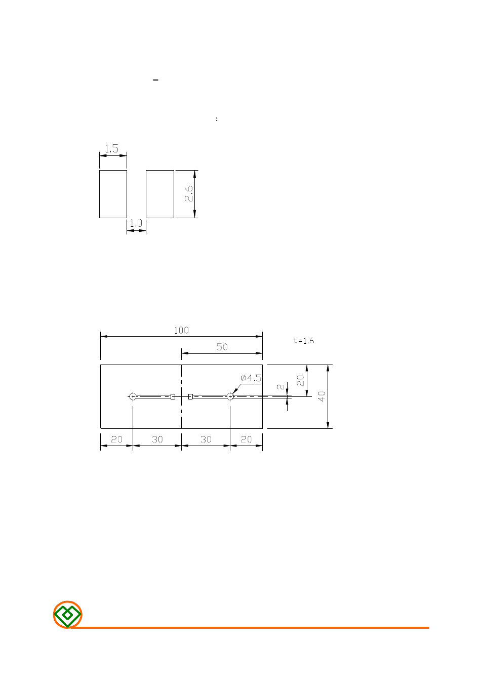 5) land dimension (ref.) | Mag Layers USA MSCH-3216C User Manual | Page 6 / 8