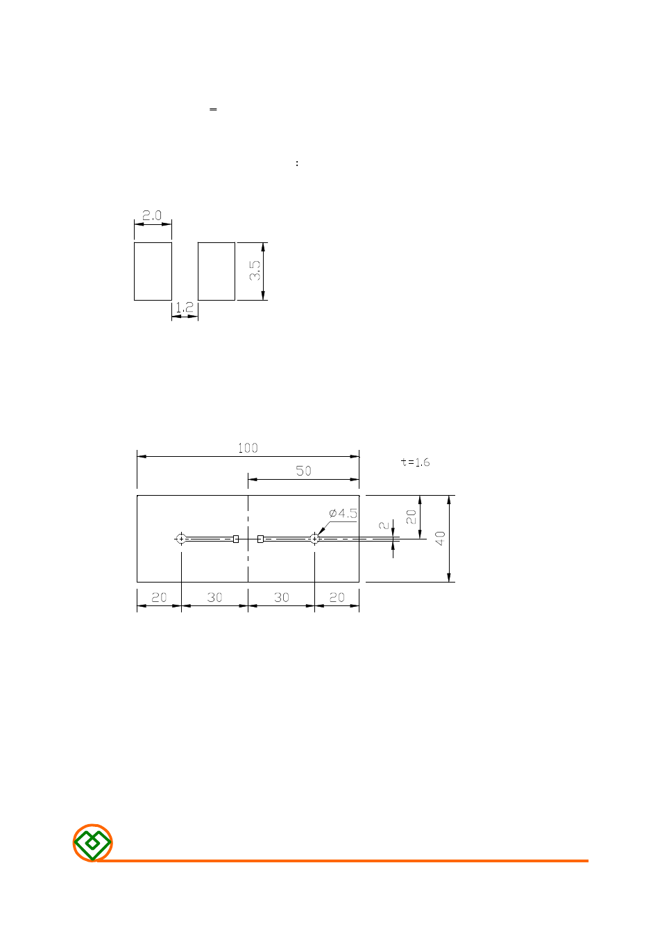 5) land dimension (ref.) | Mag Layers USA MSCH-4532C User Manual | Page 6 / 8