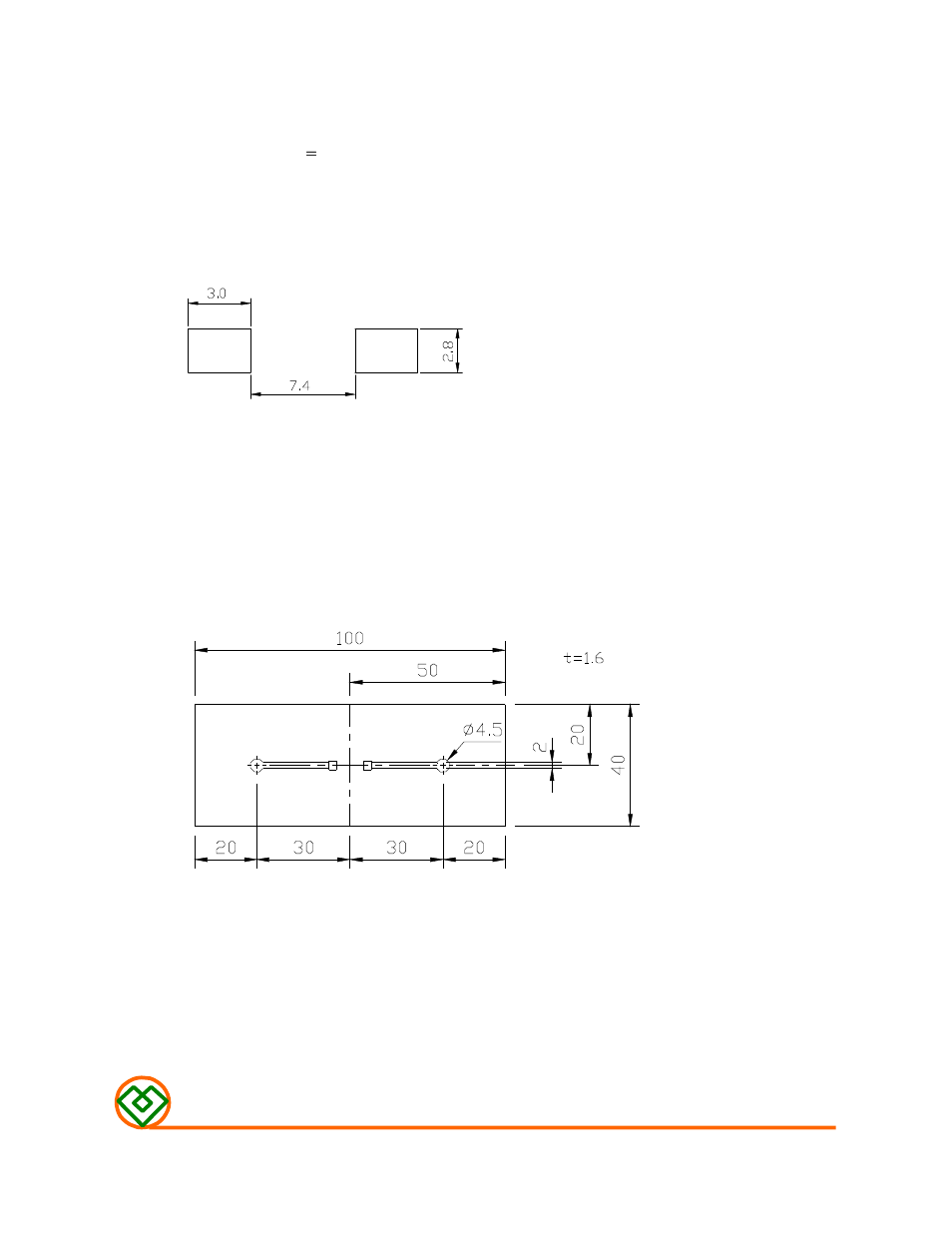 5) land dimension (ref.) | Mag Layers USA MSCDB-1303 User Manual | Page 6 / 8