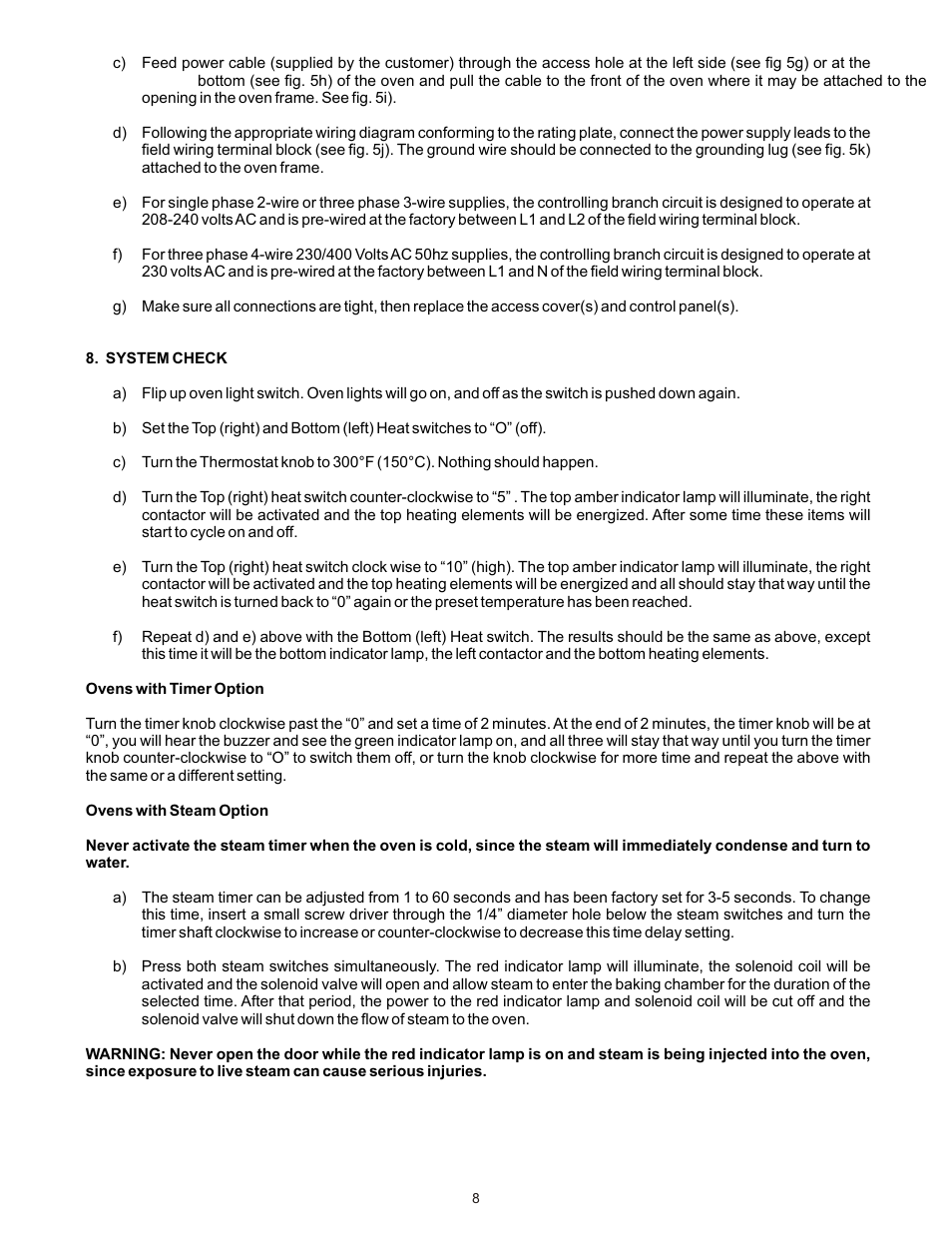 Bakers Pride ER User Manual | Page 8 / 16