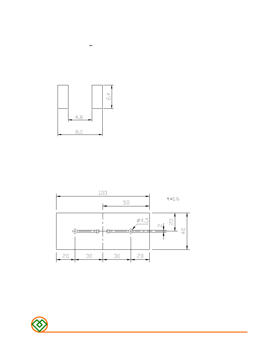 5) land dimension (ref.) | Mag Layers USA MSCDRI-73 User Manual | Page 6 / 8