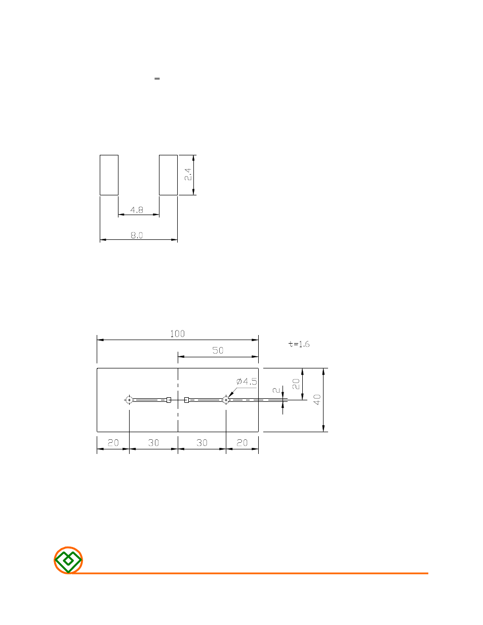 5) land dimension (ref.) | Mag Layers USA MSCDRI-74 User Manual | Page 6 / 8
