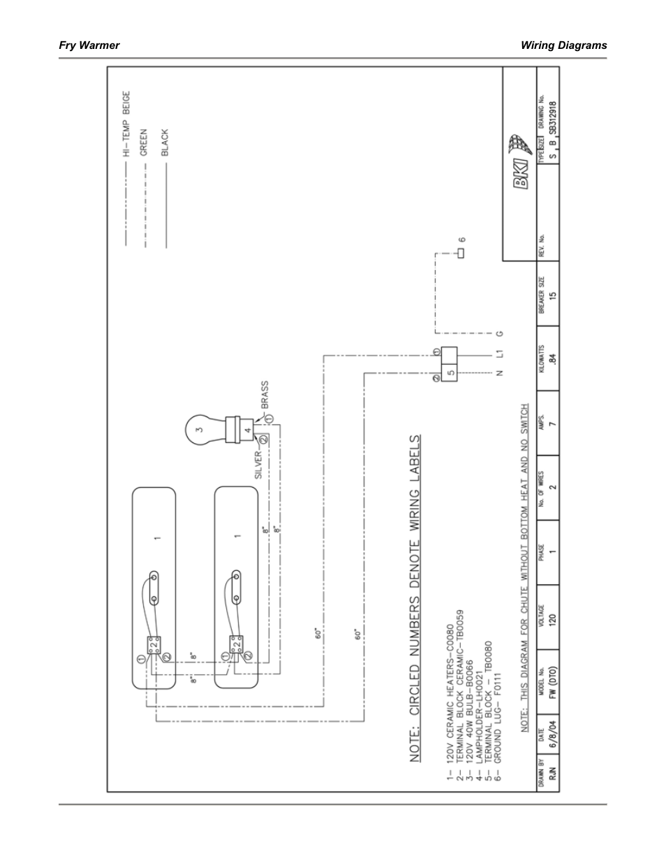 Bakers Pride Fry Warmer FW-12T User Manual | Page 32 / 36