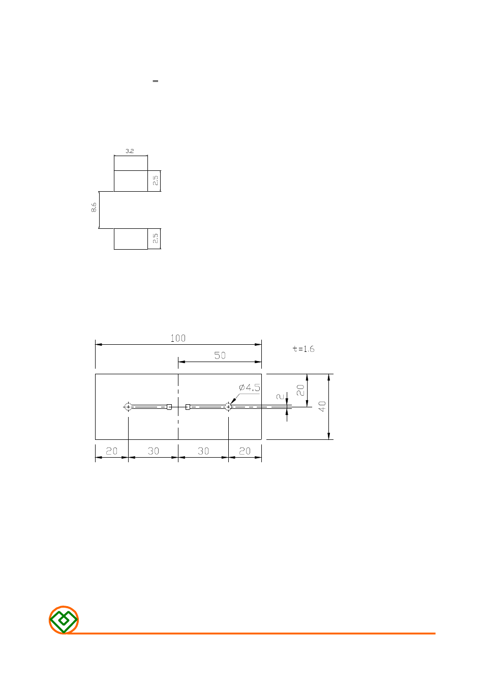 5) land dimension (ref.) | Mag Layers USA MSCDRI-127F User Manual | Page 6 / 8