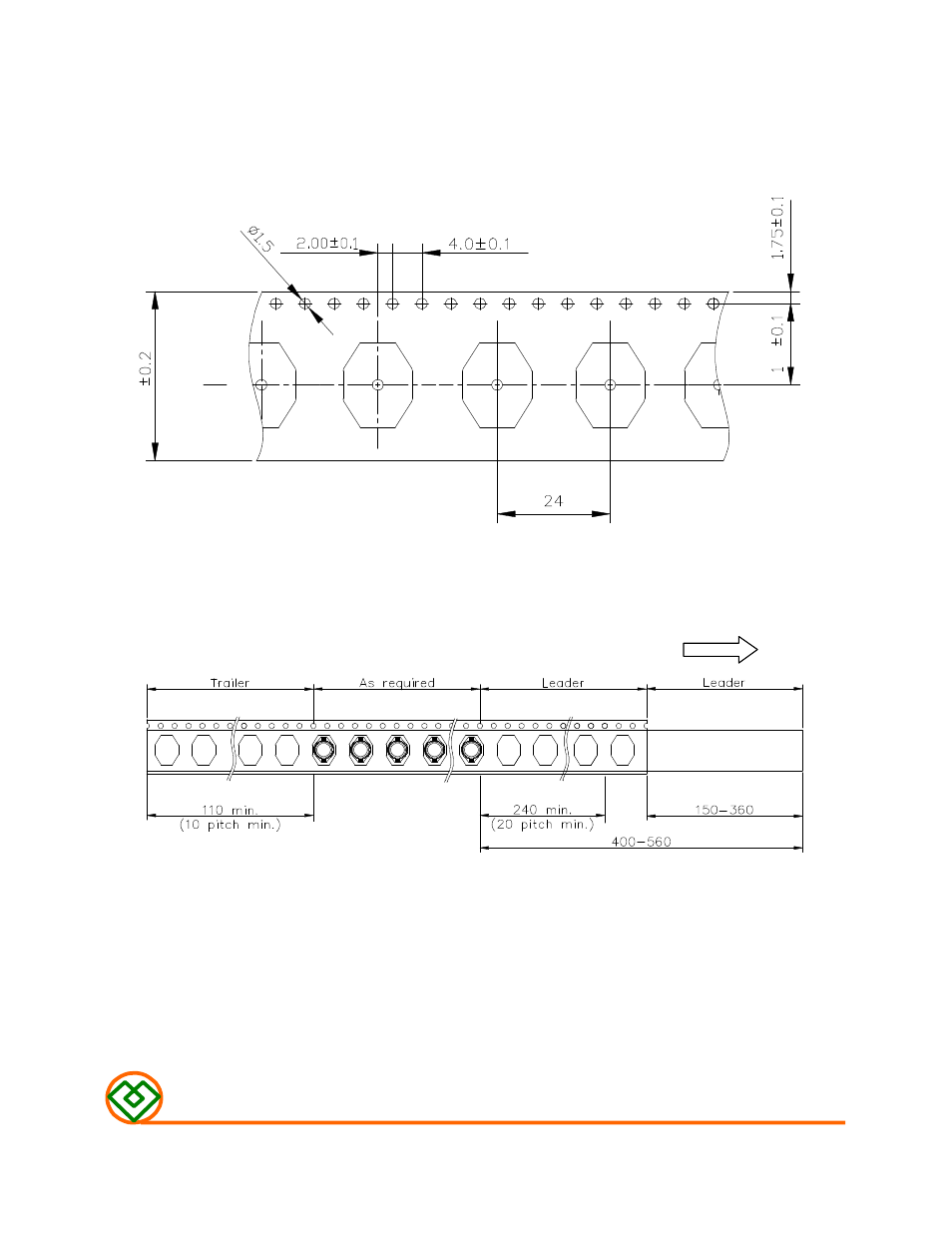 6) packaging, Mag.layers, Unreeling direction | Mag Layers USA MSCDRB-1507 User Manual | Page 7 / 8