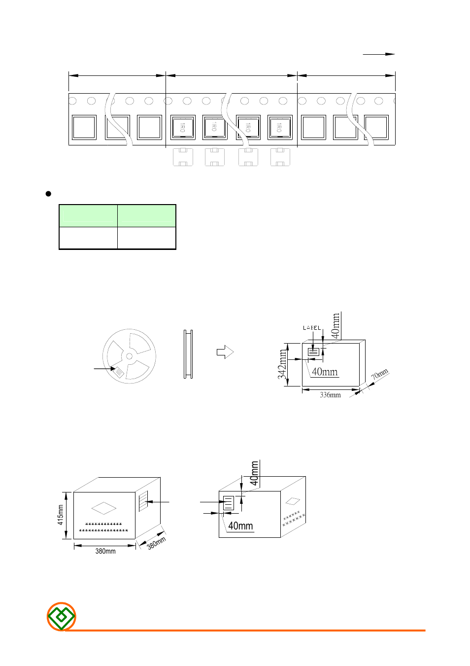 Carton: middle packaging : 3 reel /box, External packaging : 5 box / carton, 40mm 4 0 m m | Mag Layers USA MND-04BZNSERIES-XC User Manual | Page 5 / 5