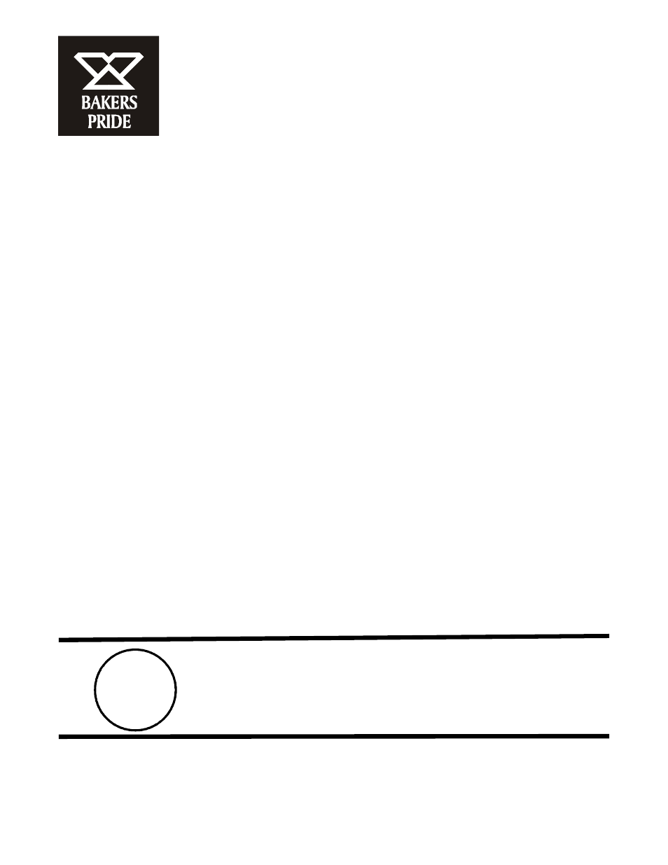 Bakers Pride XSG User Manual | 8 pages