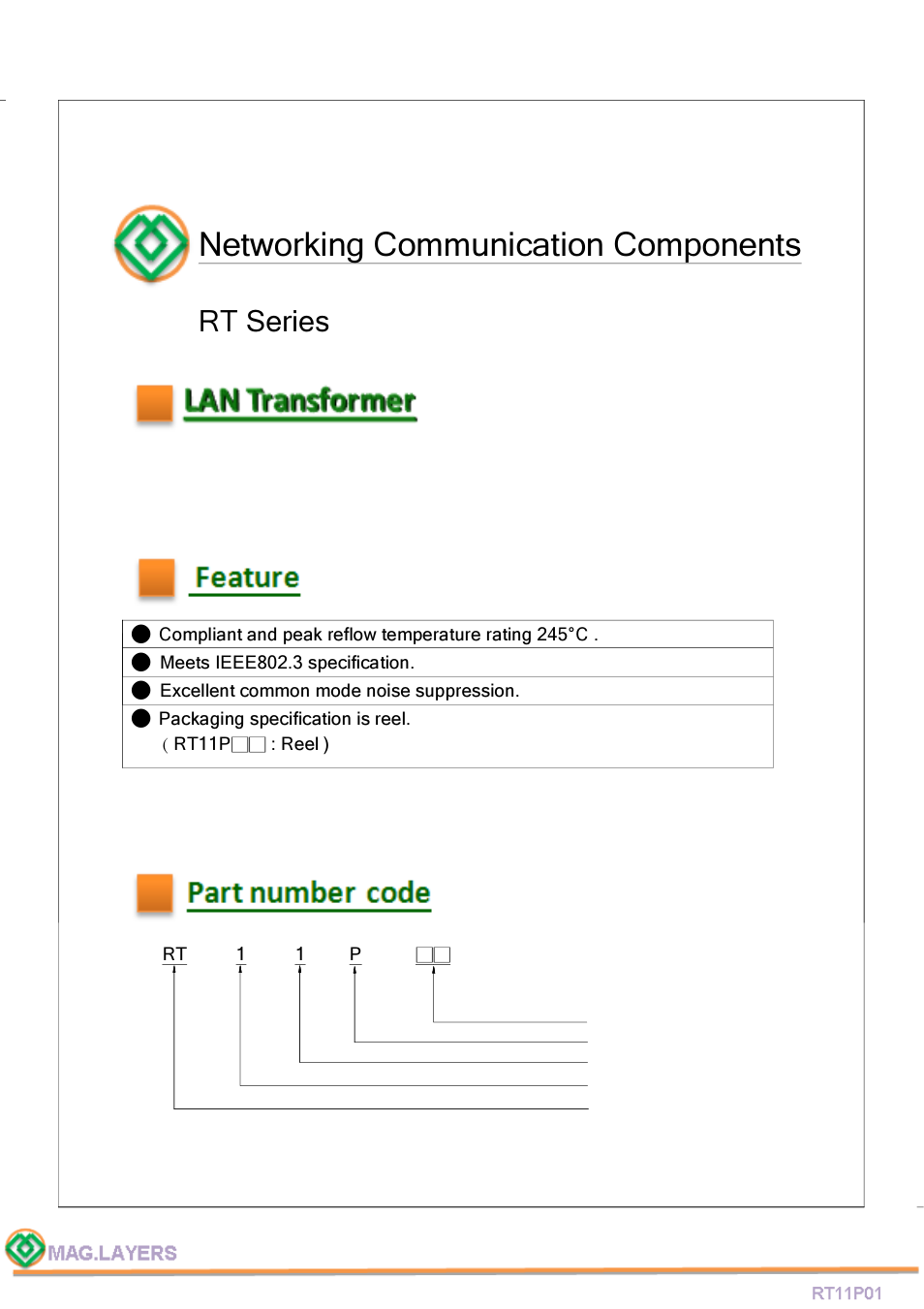 Mag Layers USA RT11P01 User Manual | 7 pages