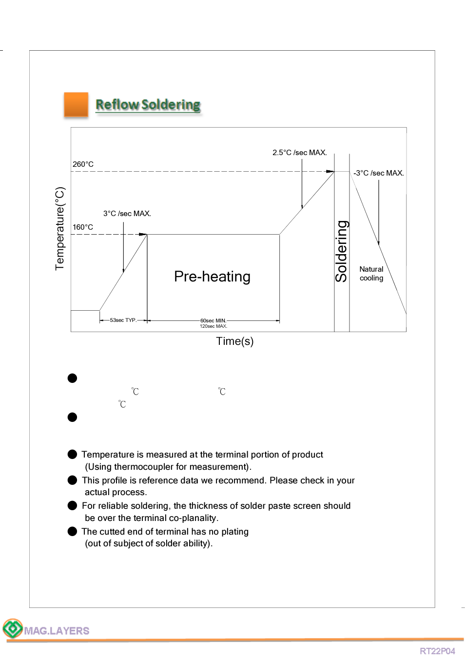 Pre-heating, So ld er in g | Mag Layers USA RT22P04 User Manual | Page 5 / 7