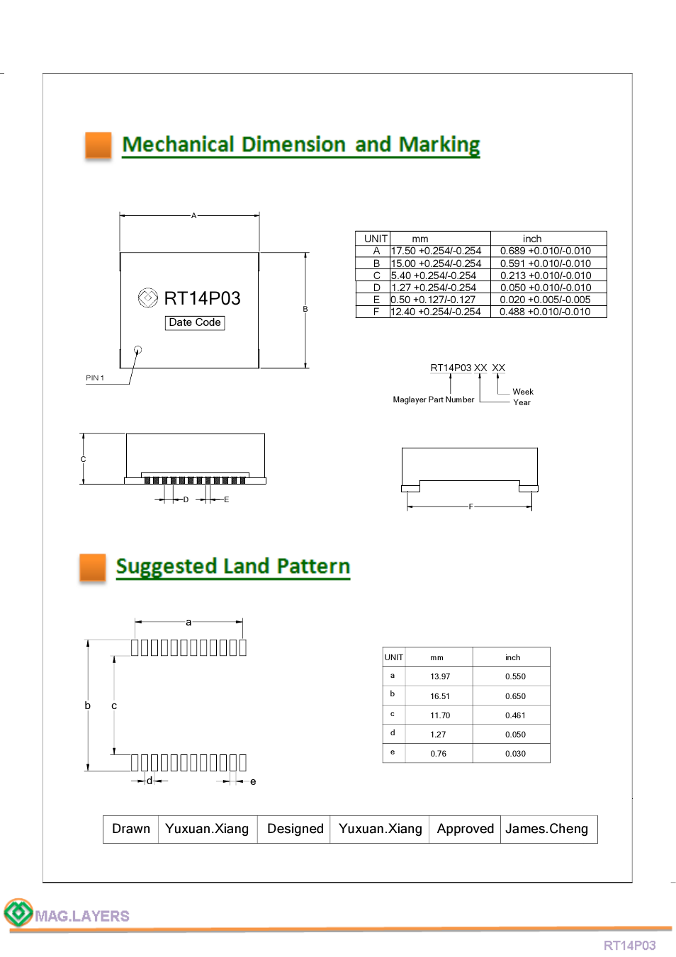 Rt14p03 | Mag Layers USA RT14P03 User Manual | Page 3 / 7