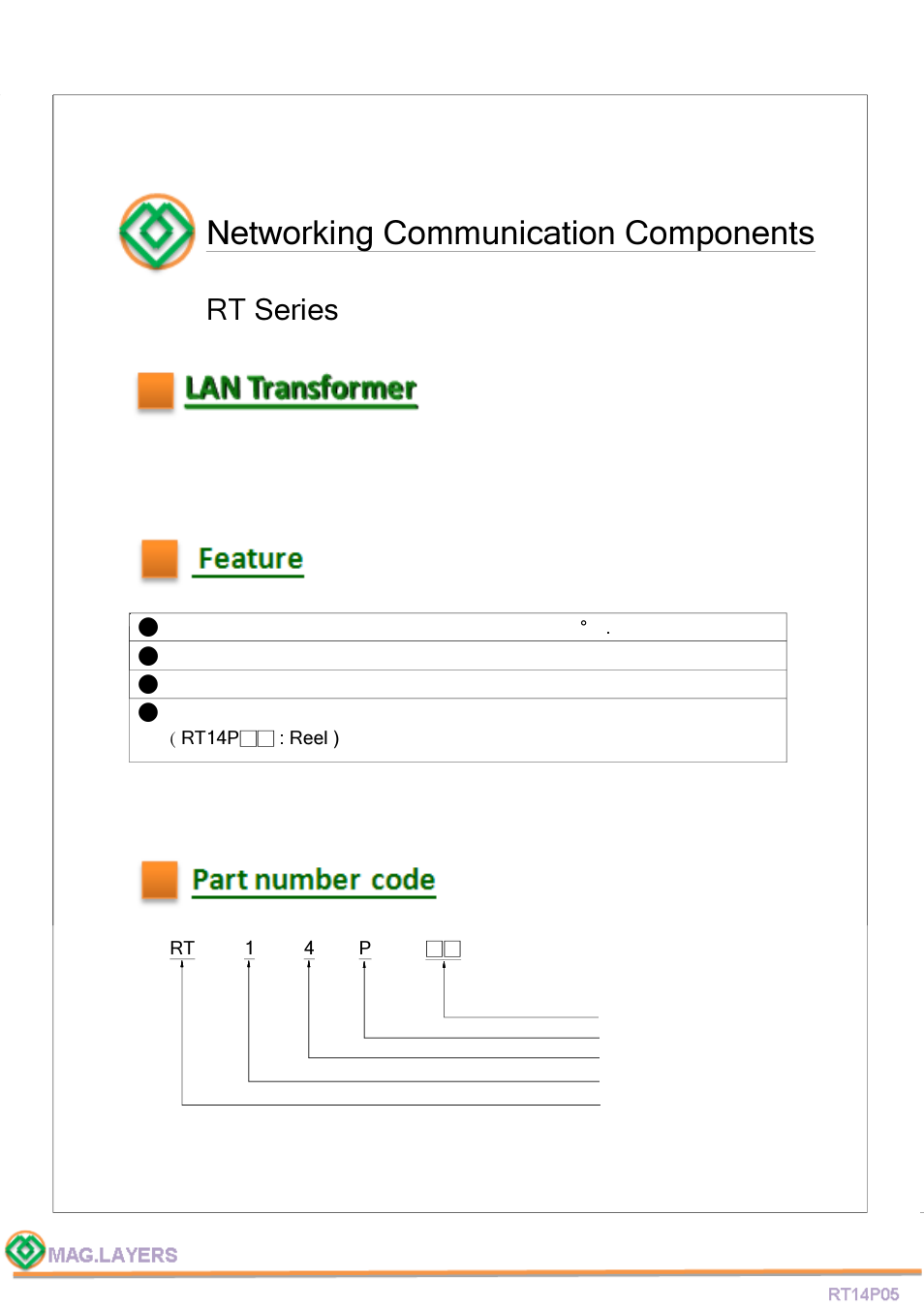 Mag Layers USA RT14P05 User Manual | 7 pages