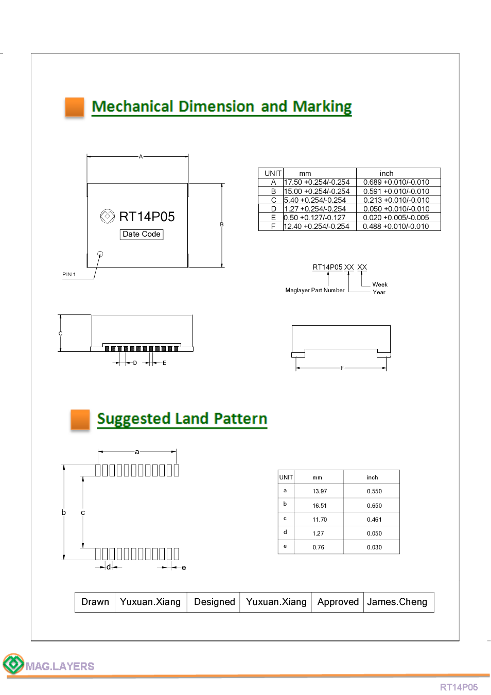 Rt14p05 | Mag Layers USA RT14P05 User Manual | Page 3 / 7