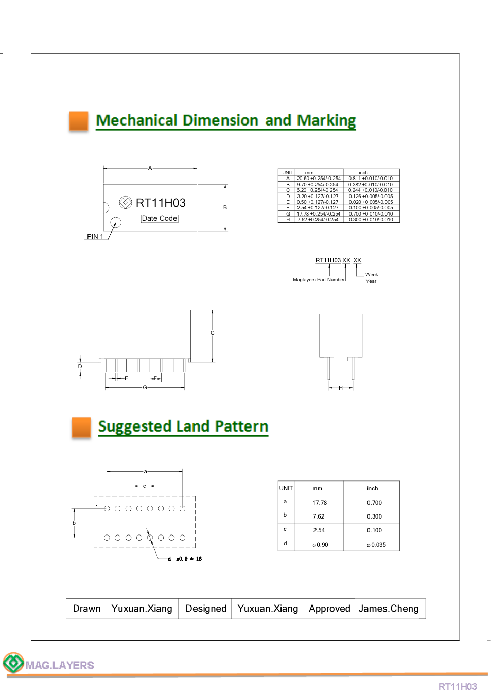 Rt11h03 | Mag Layers USA RT11H03 User Manual | Page 3 / 5
