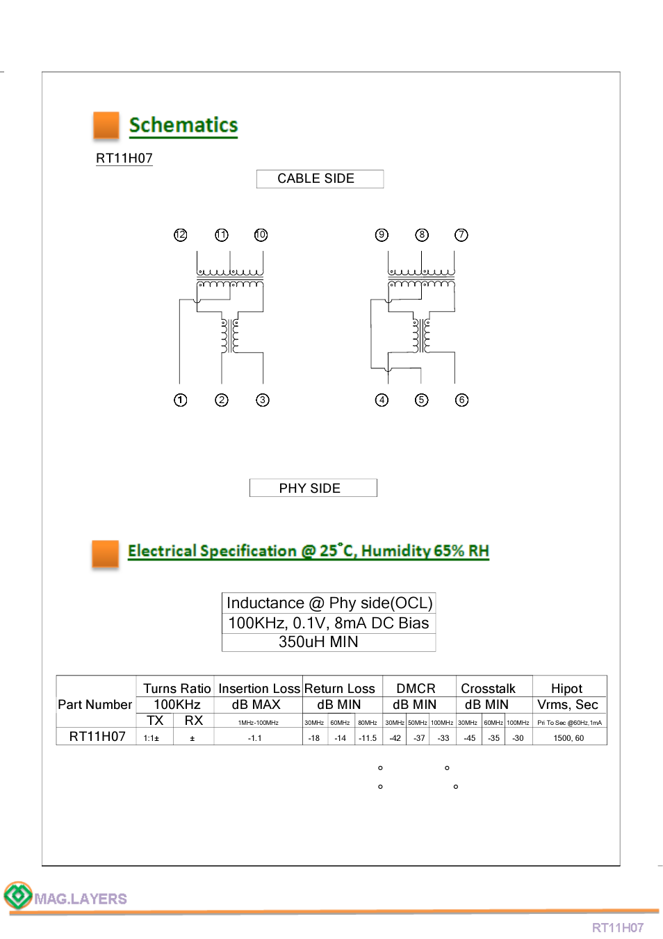 Tx rx | Mag Layers USA RT11H07 User Manual | Page 4 / 6