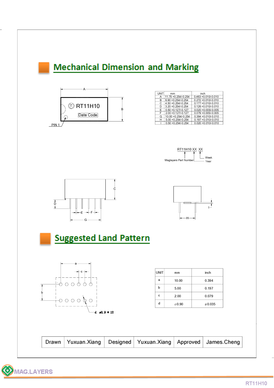 Rt11h10 | Mag Layers USA RT11H10 User Manual | Page 3 / 5