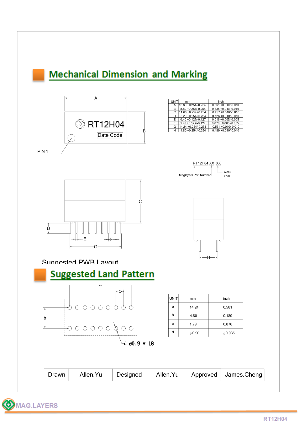 Rt12h04 | Mag Layers USA RT12H04 User Manual | Page 3 / 5