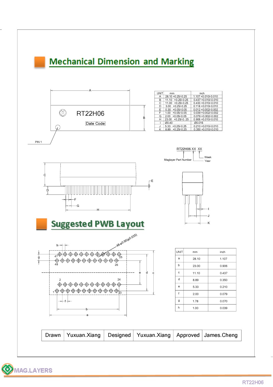 Rt22h06 | Mag Layers USA RT22H06 User Manual | Page 3 / 6