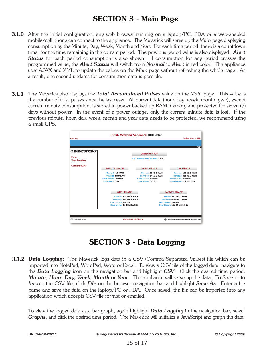 Ip_sm_101_15 | MAMAC Systems IP-SM-101 User Manual | Page 16 / 18
