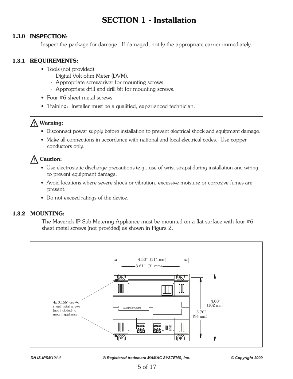 Ip_sm_101_05 | MAMAC Systems IP-SM-101 User Manual | Page 6 / 18