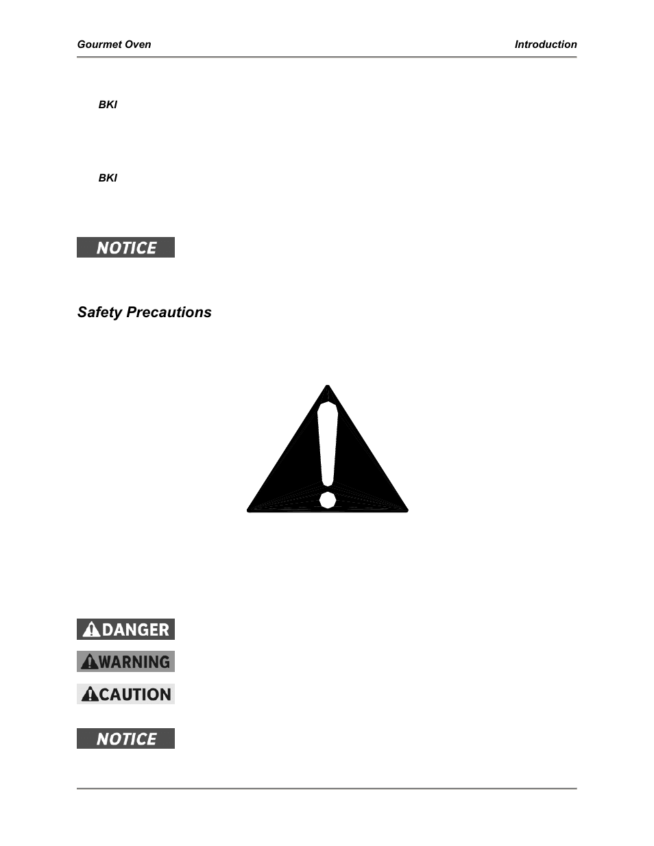 Introduction, Safety precautions, Safety signs and messages | Bakers Pride GO-36 User Manual | Page 4 / 36