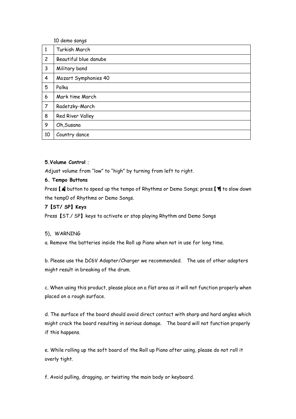 Mark Feldstein & Associates Roll-Up Drum User Manual | Page 5 / 6