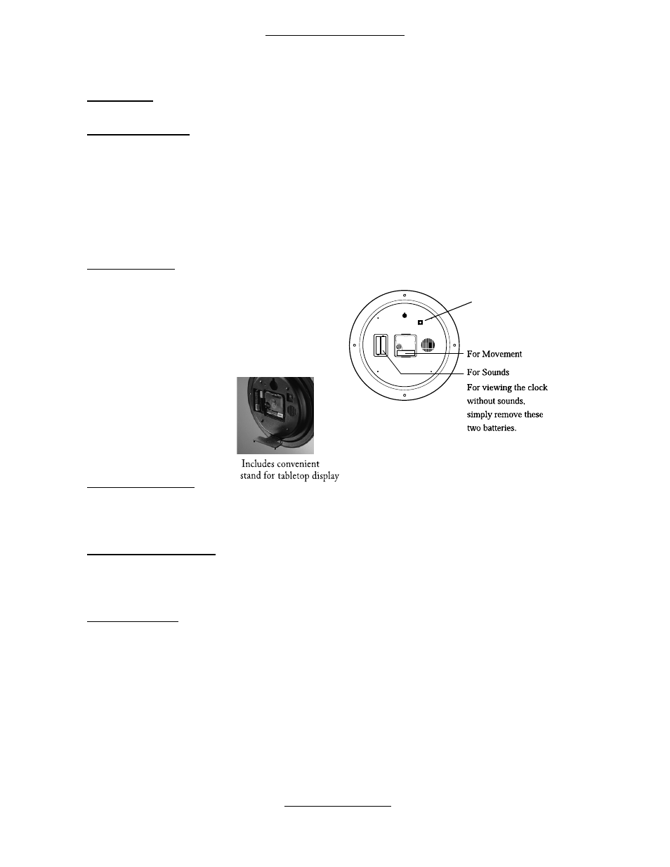 Mark Feldstein & Associates Gamebird Clock 8IN User Manual | 1 page