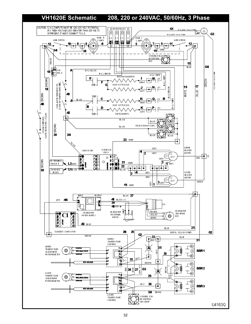 Bakers Pride VH1828E User Manual | Page 32 / 48