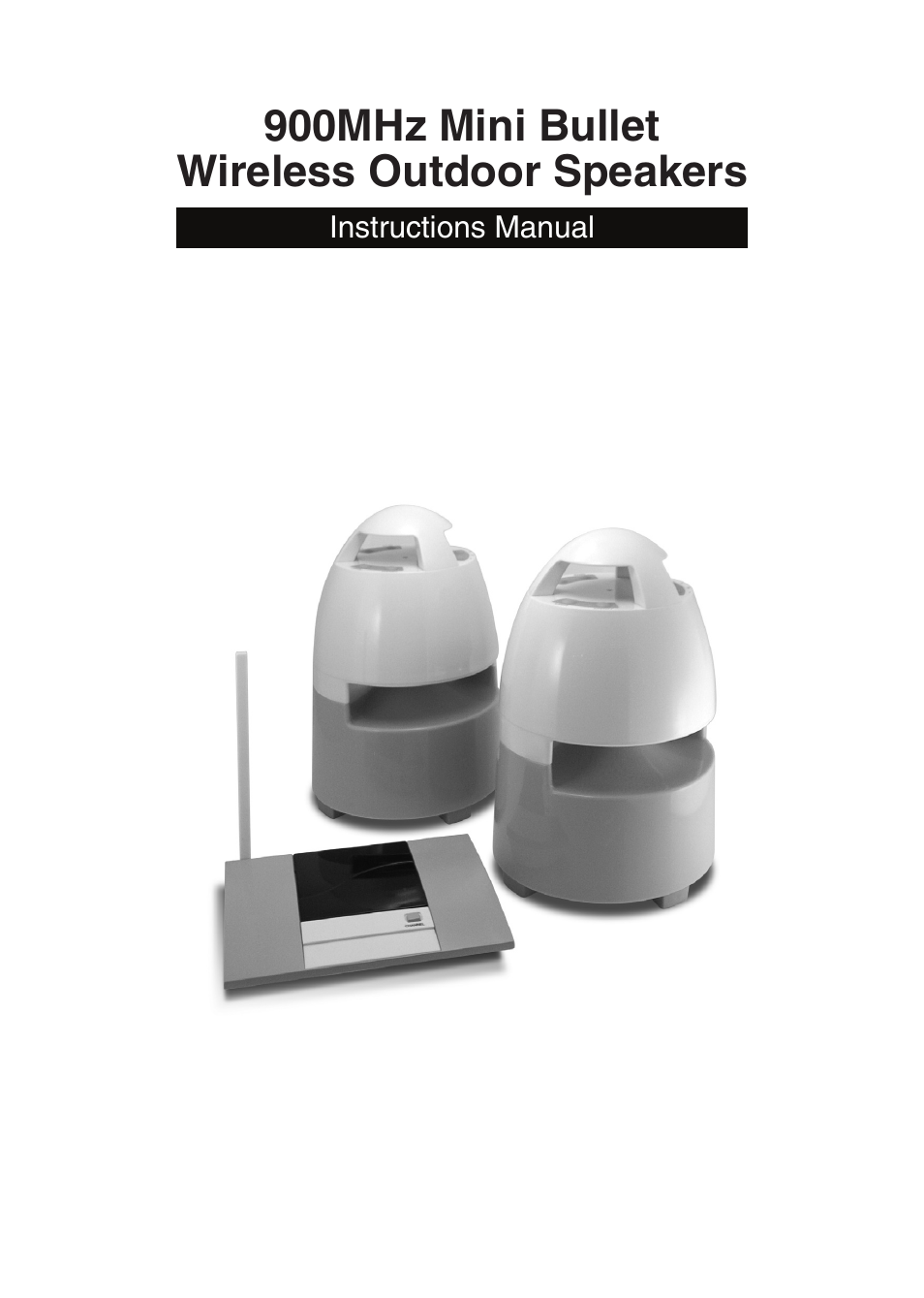 Mark Feldstein & Associates Wireless Indoor Outdoor Bullet Speakers User Manual | 6 pages