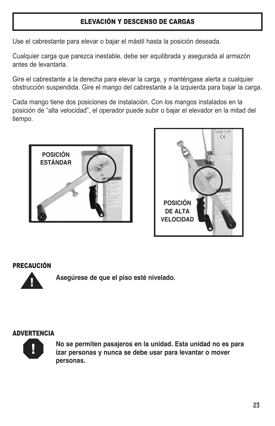 Marshalltown DL11 Drywall Lift User Manual | Page 23 / 48